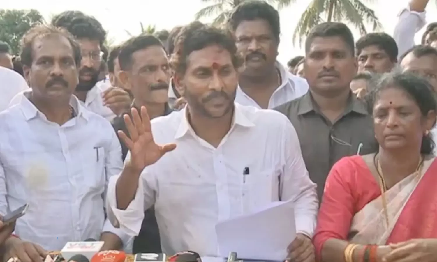 Former CM Jagan criticizes AP government