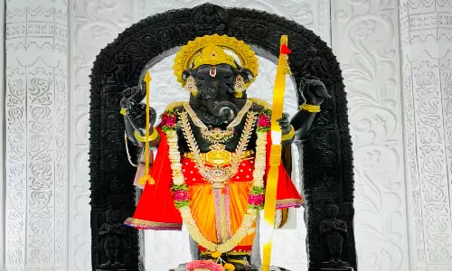 Sircilla: బాల రాముడి రూపంలో బొజ్జ గణపయ్య.. చూడటానికి రెండు కళ్లు చాలవు..!