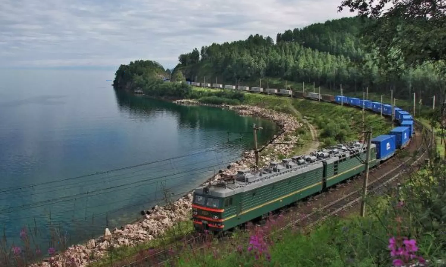 longest train journey in the world  called trans siberian railway covers 16 rivers 87 cities with 7 days