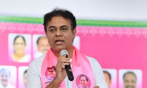 Gurukuls are looked down upon under the rule of liars Says Ktr Gurukuls are looked down upon under the rule of liars Says Ktr