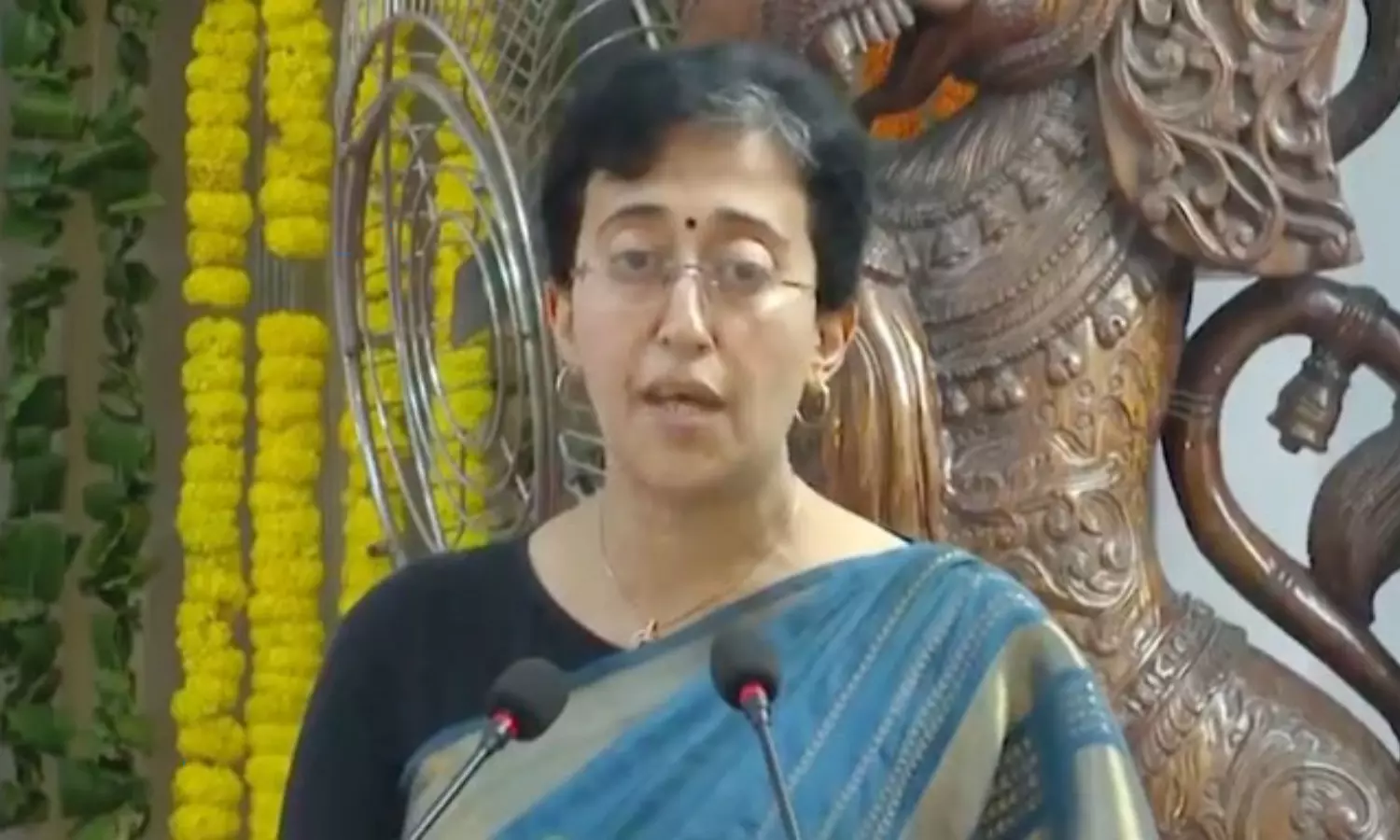 Atishi as new Chief Minister of Delhi Oath in Raj Bhavan