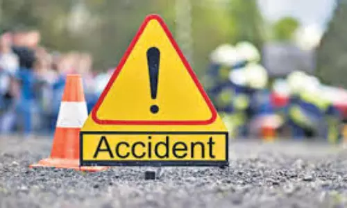 Road accident in Nellore district Road accident in Nellore district