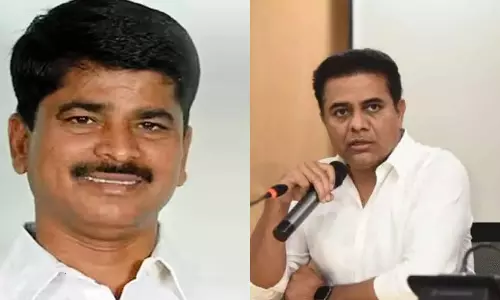 KTR Tweet on Anumula Tirupathi Reddy KTR Tweet on Anumula Tirupathi Reddy