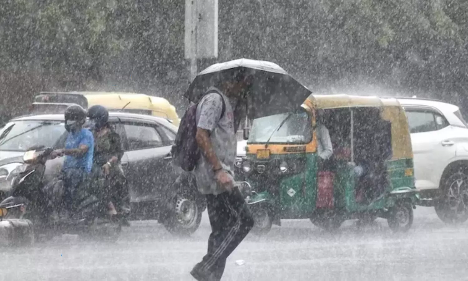 Heavy rains in Hyderabad