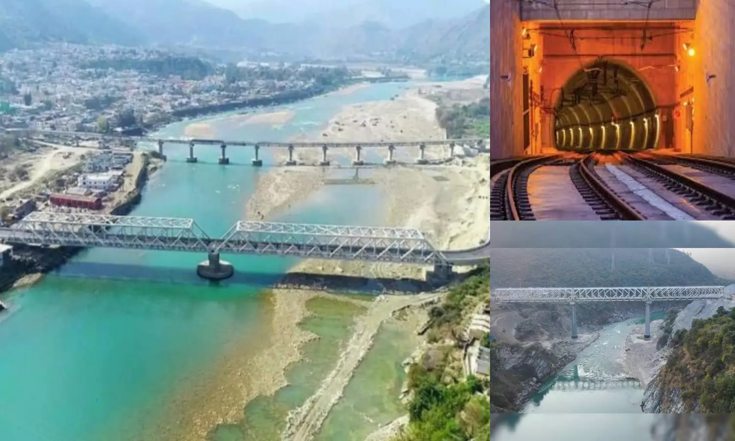 Indian Railways 11 Stations With 176 km Tunnel Rishikesh Karnaprayag Railway Line Project Photos Goes Viral