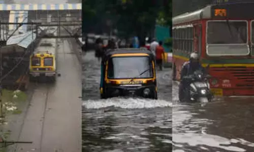 Heavy rains in Mumbai school holidays halted trains Heavy rains in Mumbai school holidays halted trains