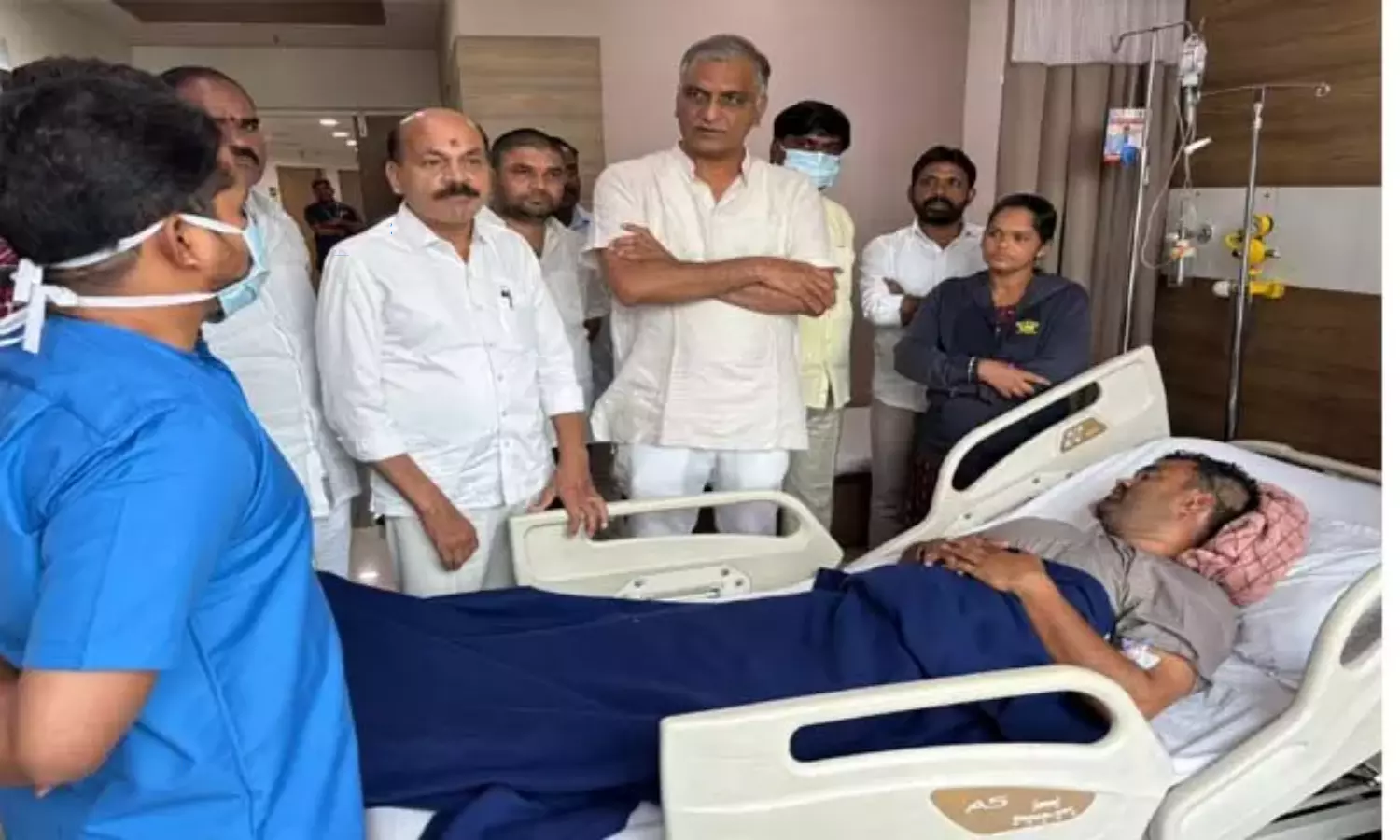 Harish Rao visited Home Guard Gopal