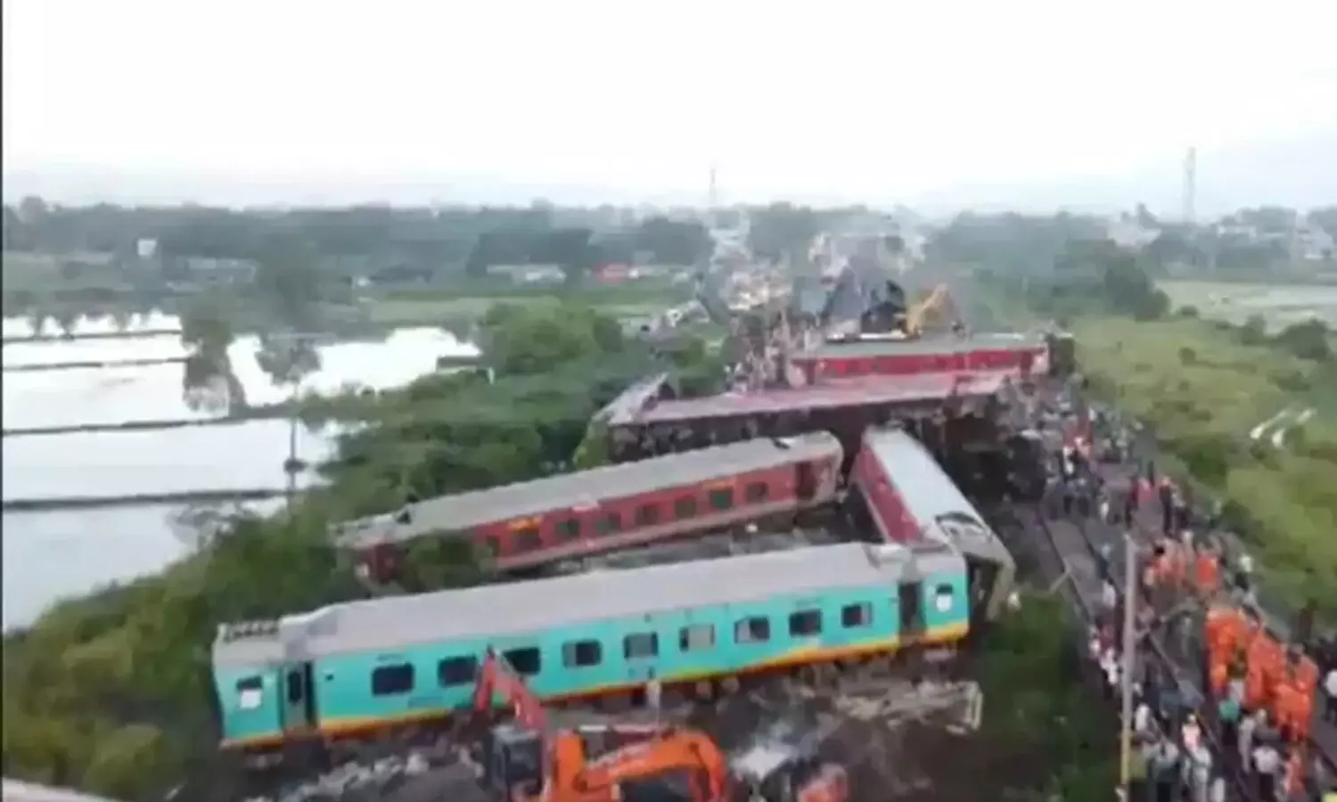 Mysore Darbhanga Express collided with a goods train on the outskirts of Chennai