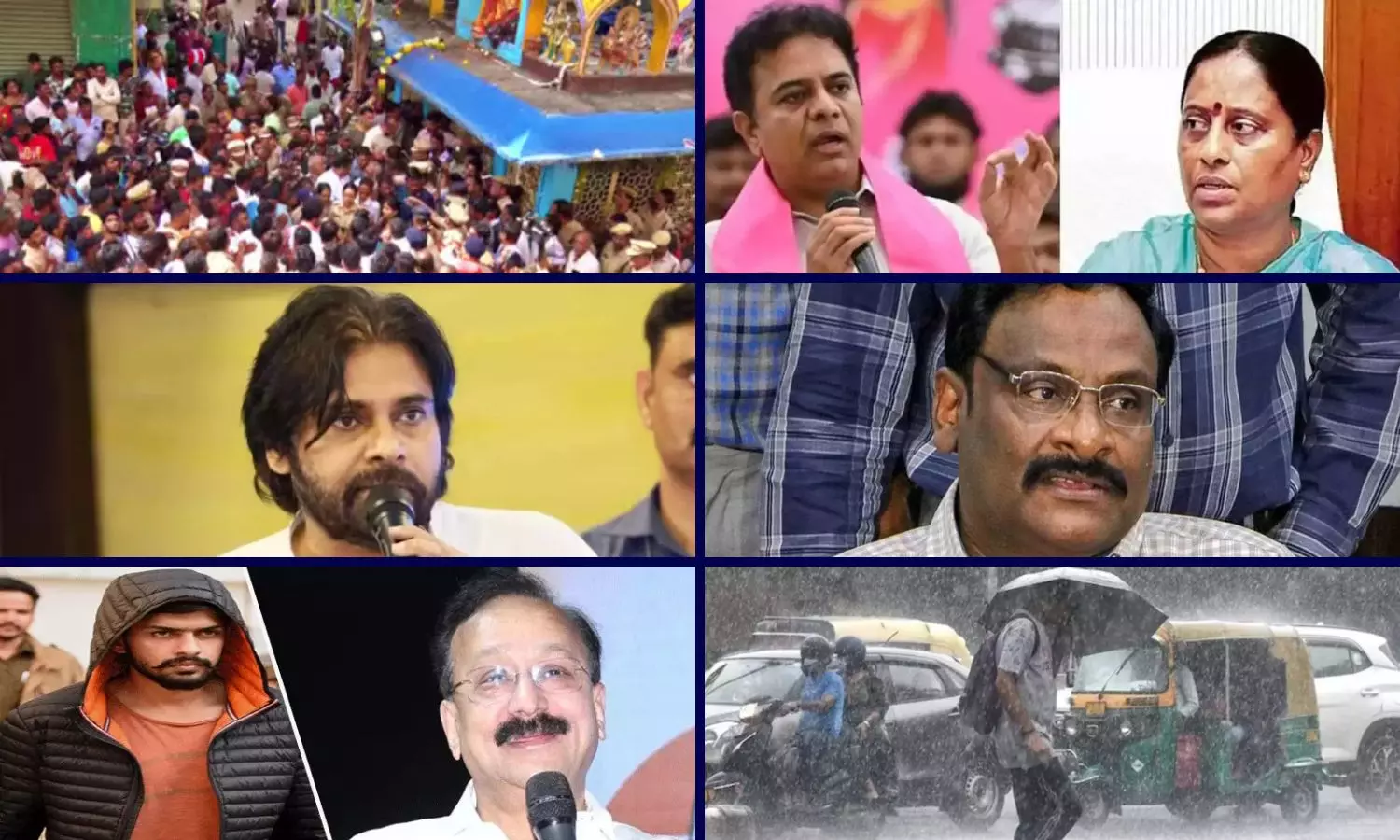 Top 6 News @ 6PM: సికింద్రాబాద్ ఆలయంలో అమ్మవారి విగ్రహం ధ్వంసం- ఉద్రిక్తత.. ఏపీకి మరోసారి తుపాను ముప్పు