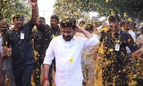 CM Revanth Reddy celebrated Dussehra in Kondareddypalli CM shared the video CM Revanth Reddy celebrated Dussehra in Kondareddypalli CM shared the video