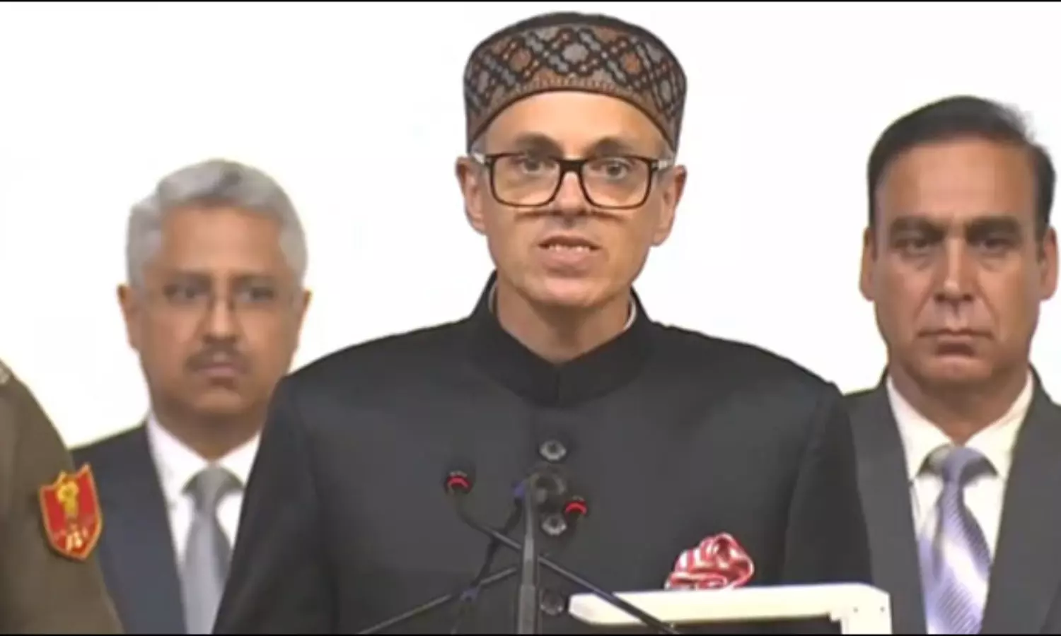 Omar Abdullah Takes Oath as Jammu and Kashmir Chief Minister