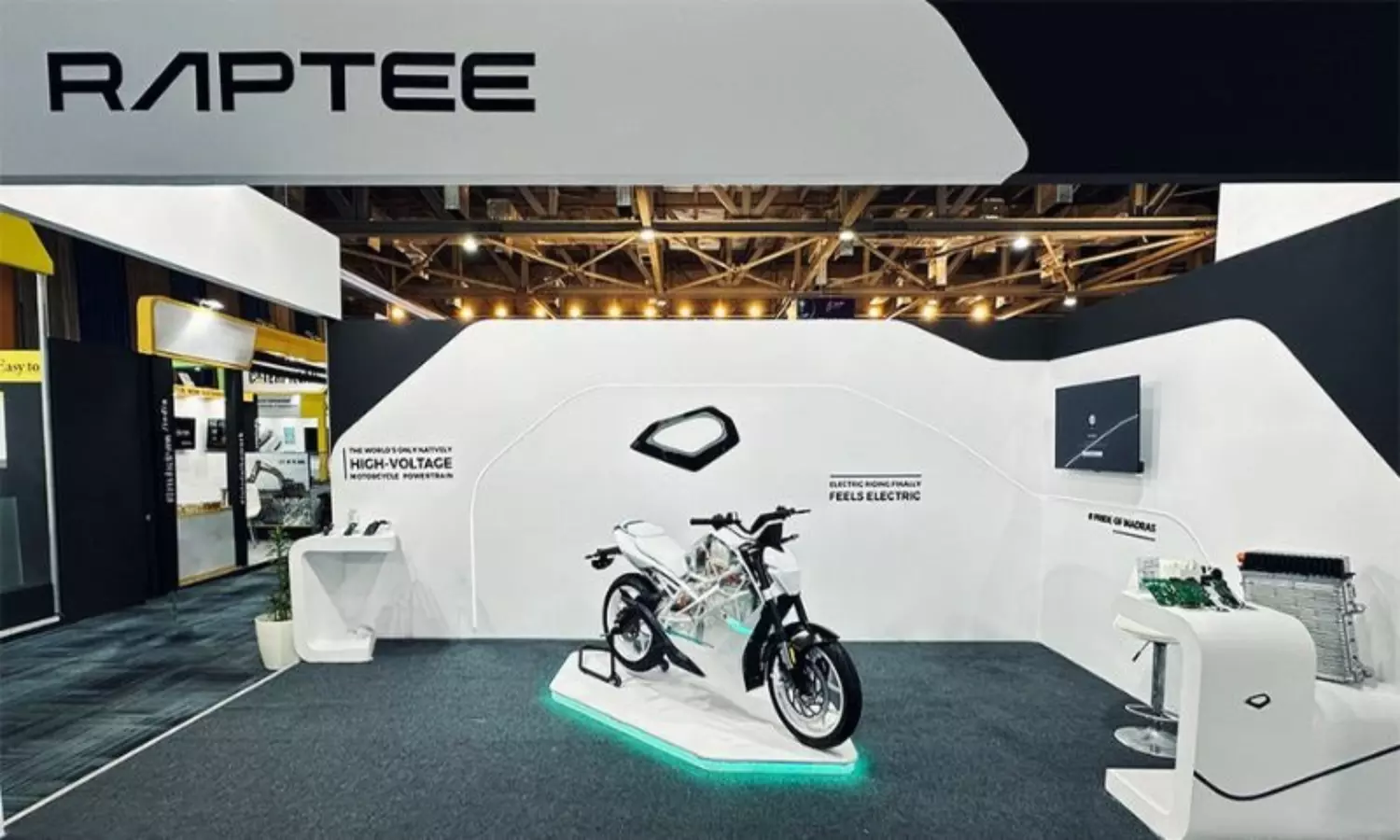 Raptee HV today officially launched its first high-voltage electric bike in the domestic market