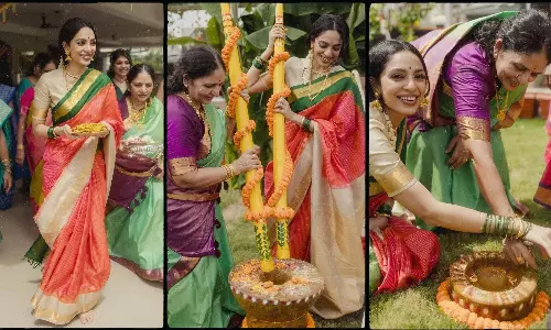 నాగచైతన్య-శోభిత పెళ్లిపనులు ప్రారంభం నాగచైతన్య-శోభిత పెళ్లిపనులు ప్రారంభం