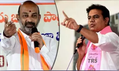 Bandi Sanjay Respond on KTR Legal Notice Bandi Sanjay Respond on KTR Legal Notice