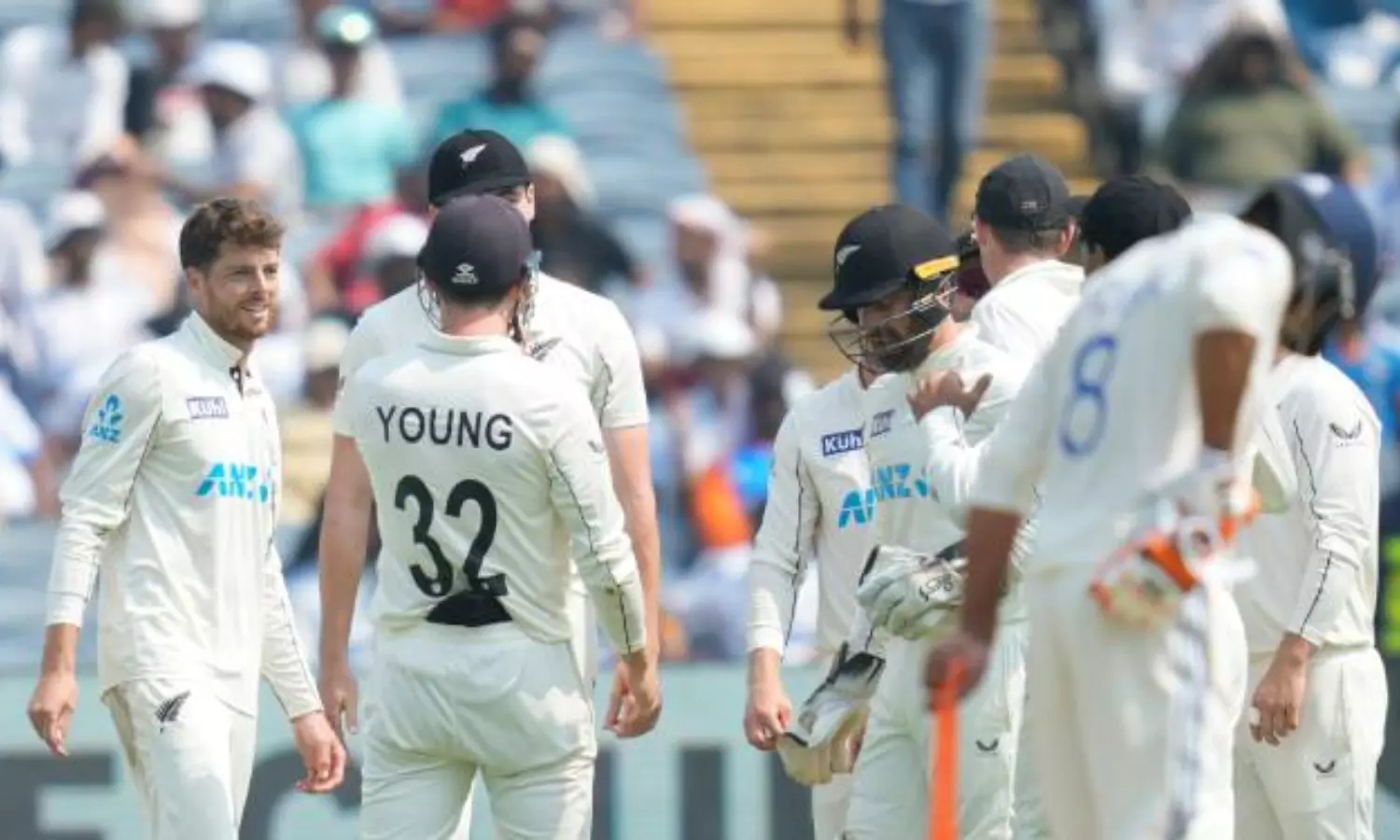 India all out for 156 Runs Against New Zealand 2nd Test in Pune