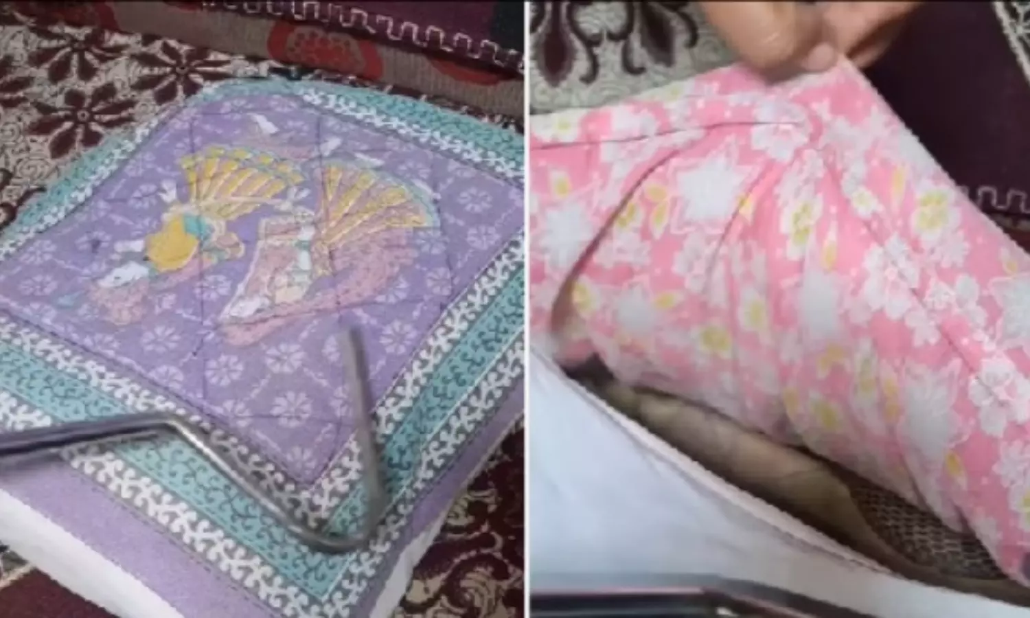 Man Found Snake Inside Pillow Cover Video Goes Viral in Social Media