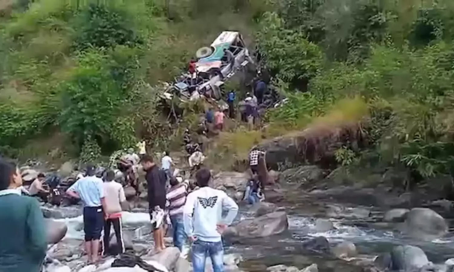 Bus With Over 30 Passengers Falls Into Gorge in Uttarakhand