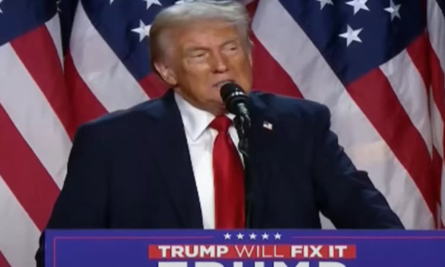 Donald Trump Thanks Americans for Electing him as the 47th President