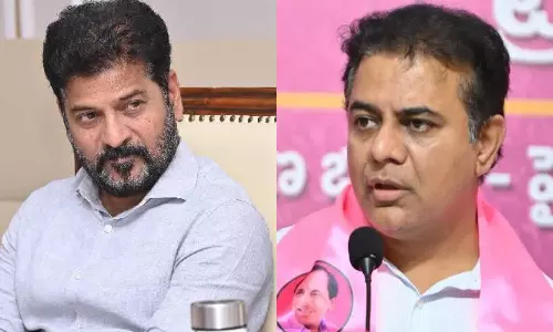 KTR Fire On Revanth Reddy Comments On KCR KTR Fire On Revanth Reddy Comments On KCR