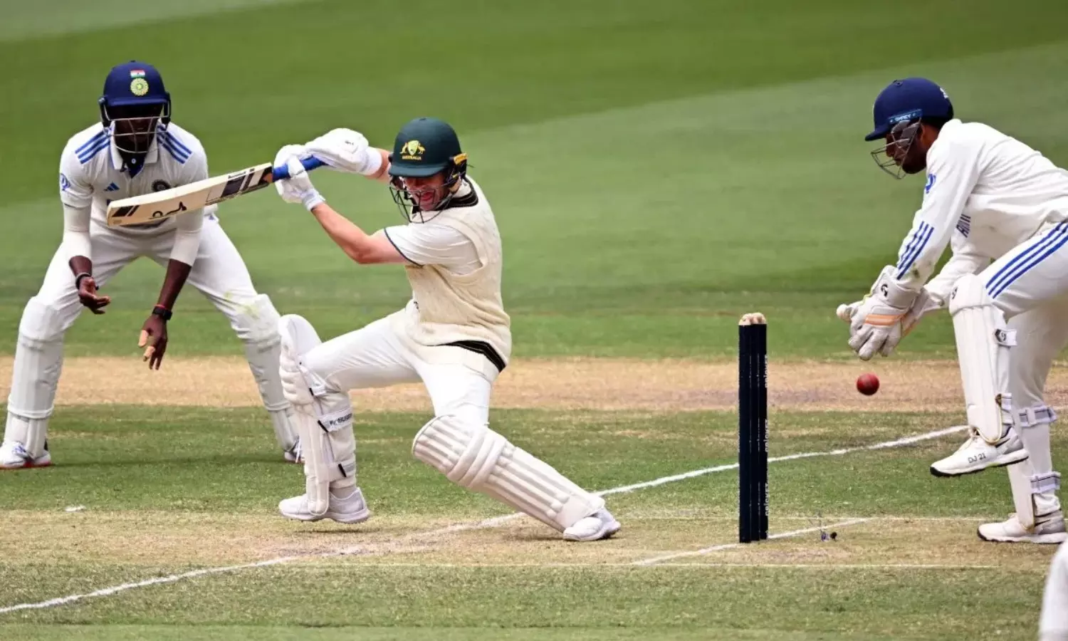 Marcus Harris Survives as Umpire Turns Down Appeal India a Players Left Fuming ind a vs aus a controversy catch at mcg