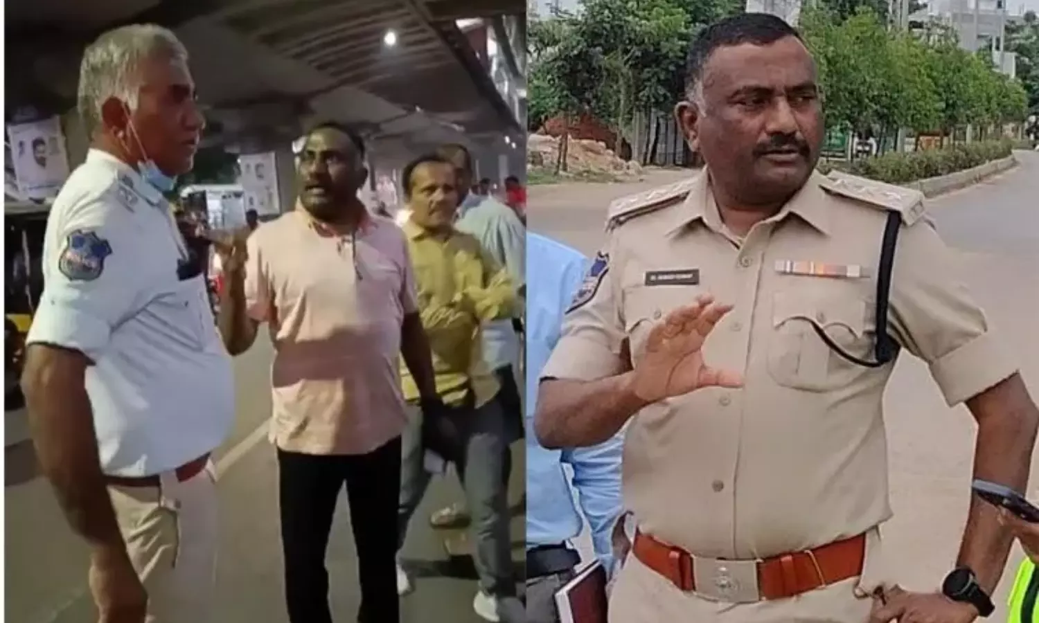 Siddipet ACP Suman Kumar Caught in Drunk and Drive Test