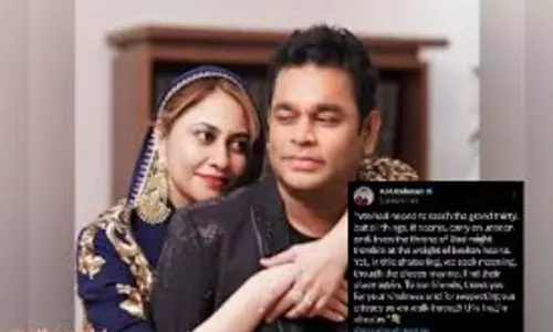 AR Rahaman, Saira Banu: విడాకులు తీసుకున్నట్లు ప్రకటించిన దంపతులు... ముగిసిన 29 ఏళ్ళ అనుబంధం AR Rahaman, Saira Banu: విడాకులు తీసుకున్నట్లు ప్రకటించిన దంపతులు... ముగిసిన 29 ఏళ్ళ అనుబంధం