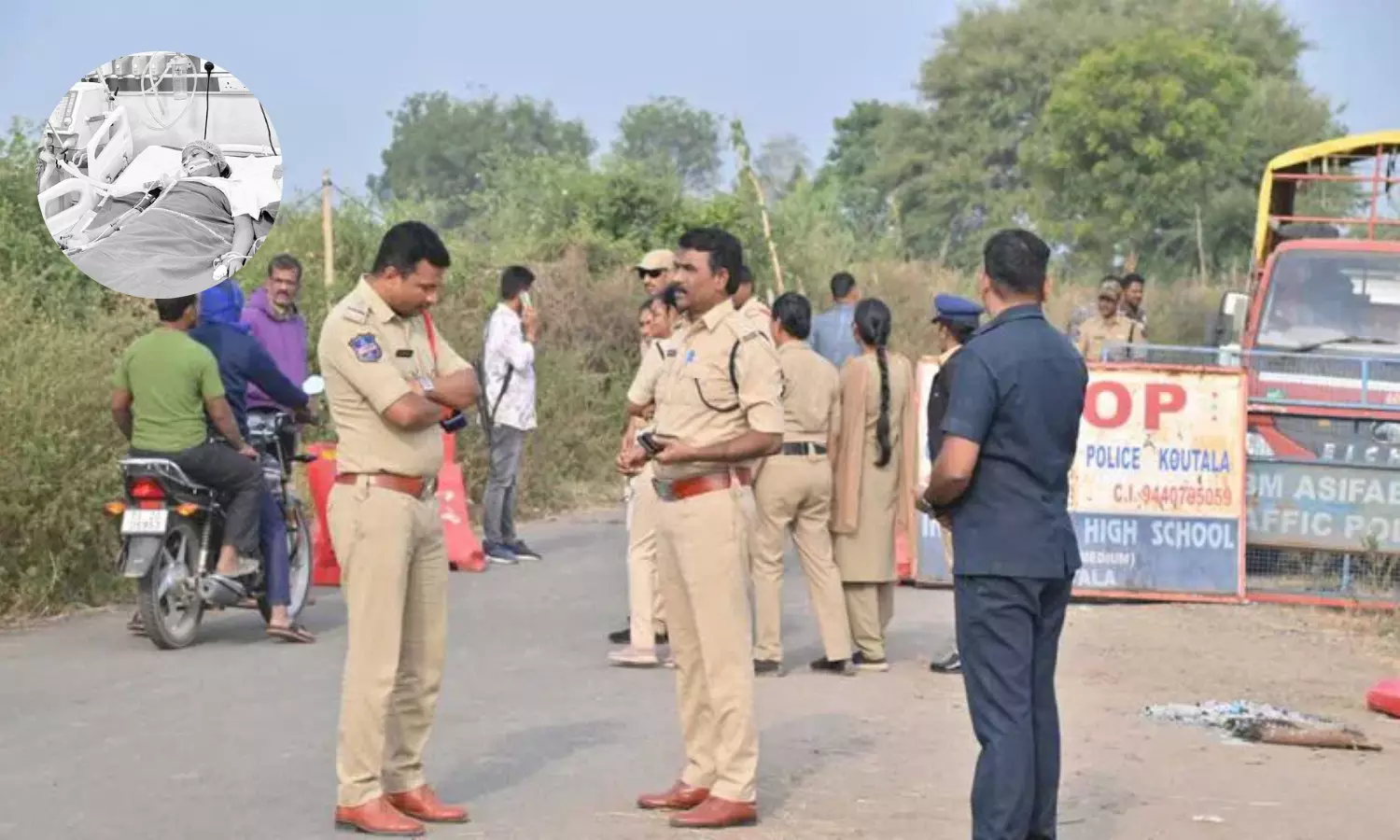 Police Impose Restrictions at Shailaja Home Town