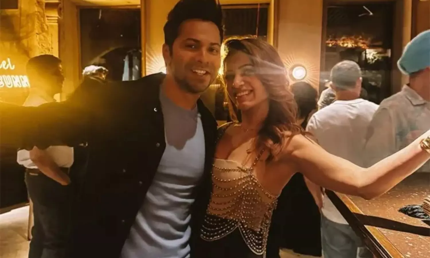 Actress Samantha dance with Varun Dhawan video goes viral