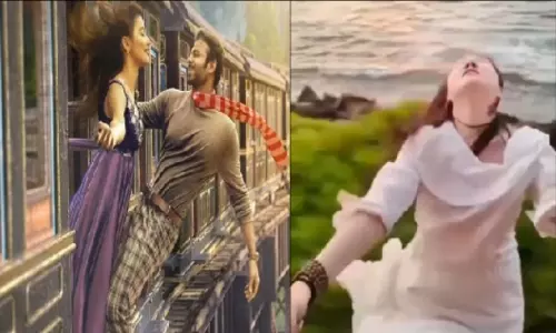 A Young Women Fell Down While Doing Reel in Train Video Goes Viral