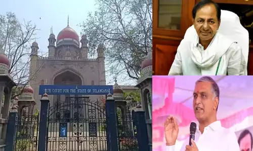 Relief for KCR and Harish Rao in Telangana High Court Relief for KCR and Harish Rao in Telangana High Court