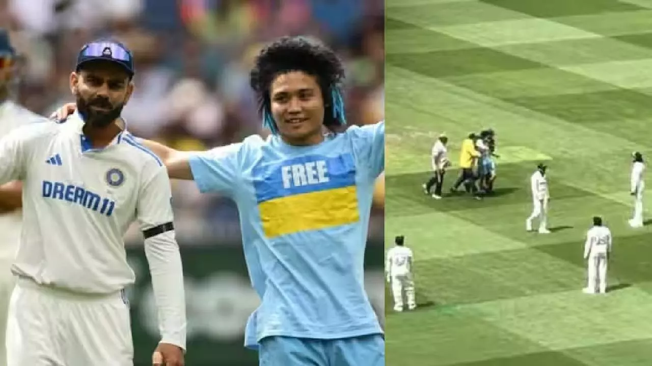 Virat Kohli: విరాట్ కోహ్లీ మీద చేయి వేసిన అభిమాని.. మెల్‌బోర్న్‌ మైదానంలో వింత ఘటన