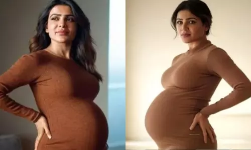 Samantha: బేబీ బంప్తో సమంత? ఇంటర్నెట్ను షేక్ చేస్తున్న ఫోటోలు Samantha: బేబీ బంప్తో సమంత? ఇంటర్నెట్ను షేక్ చేస్తున్న ఫోటోలు