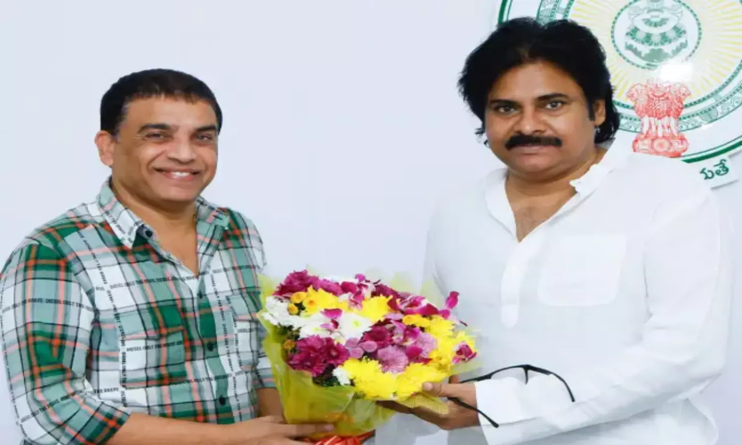 Dil Raju Meets Pawan Kalyan in Amaravati