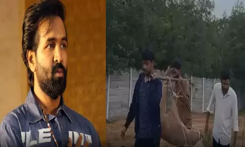 Manchu Vishnu Manager Kiran Hunted Wild Boars Manchu Vishnu Manager Kiran Hunted Wild Boars