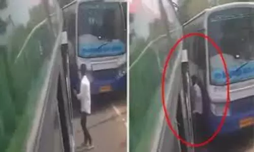 Man Narrowly Escaped Death in Thanjavur Tamil Nadu Man Narrowly Escaped Death in Thanjavur Tamil Nadu