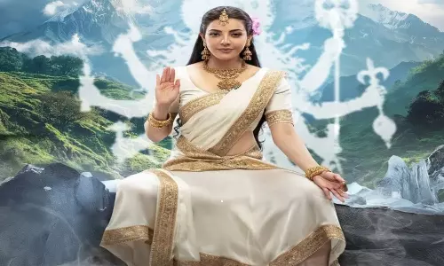 Kannappa Movie in Controversy Over Parvathi Devi Poster Kannappa Movie in Controversy Over Parvathi Devi Poster