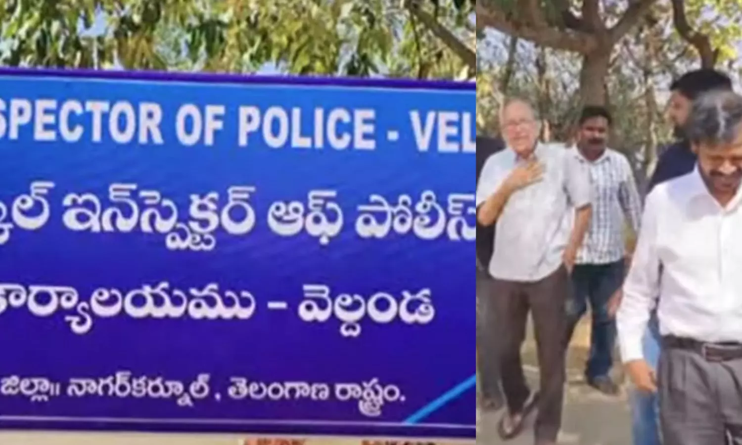 Prof Haragopal and Gaddam Lakshman arrested by Veldanda police while going to join protests against Mylaram mining