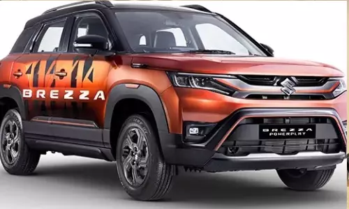 Maruti brezza powerplay e Vitara electric SUV unveiled in Auto Expo 2025 Maruti brezza powerplay e Vitara electric SUV unveiled in Auto Expo 2025