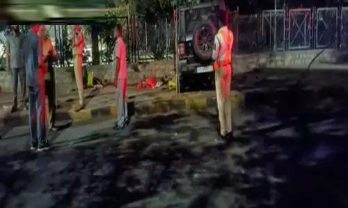 One Person Died In A Road Accident In Banjara Hills