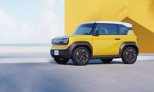 VinFast VF 3 Small Electric SUV Showcased In Bharat Mobility Global Expo 2025