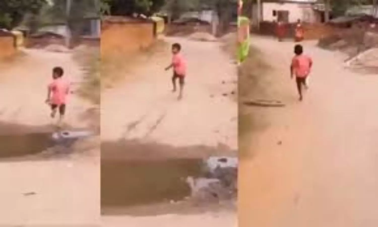 Childrens Ran After Seeing The Drone