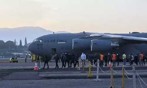 US Military flight landed in Amritsar