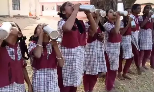 Water bells in that Govt School Water bells in that Govt School