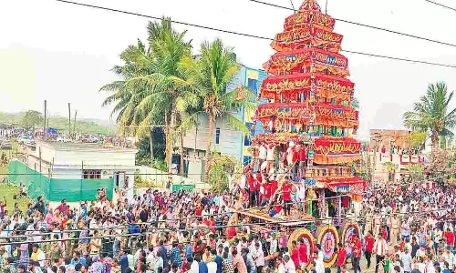 Antarvedi : వైభవంగా అంతర్వేది లక్ష్మీనరసింహస్వామి రథోత్సవం