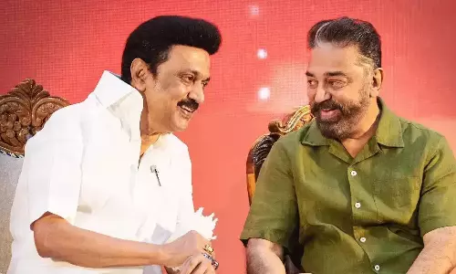 Kamal Hassan to get Rajya sabha seat from Tamil Nadu on behalf of DMK, TN Minister PK ShekarBabu meets Kamal