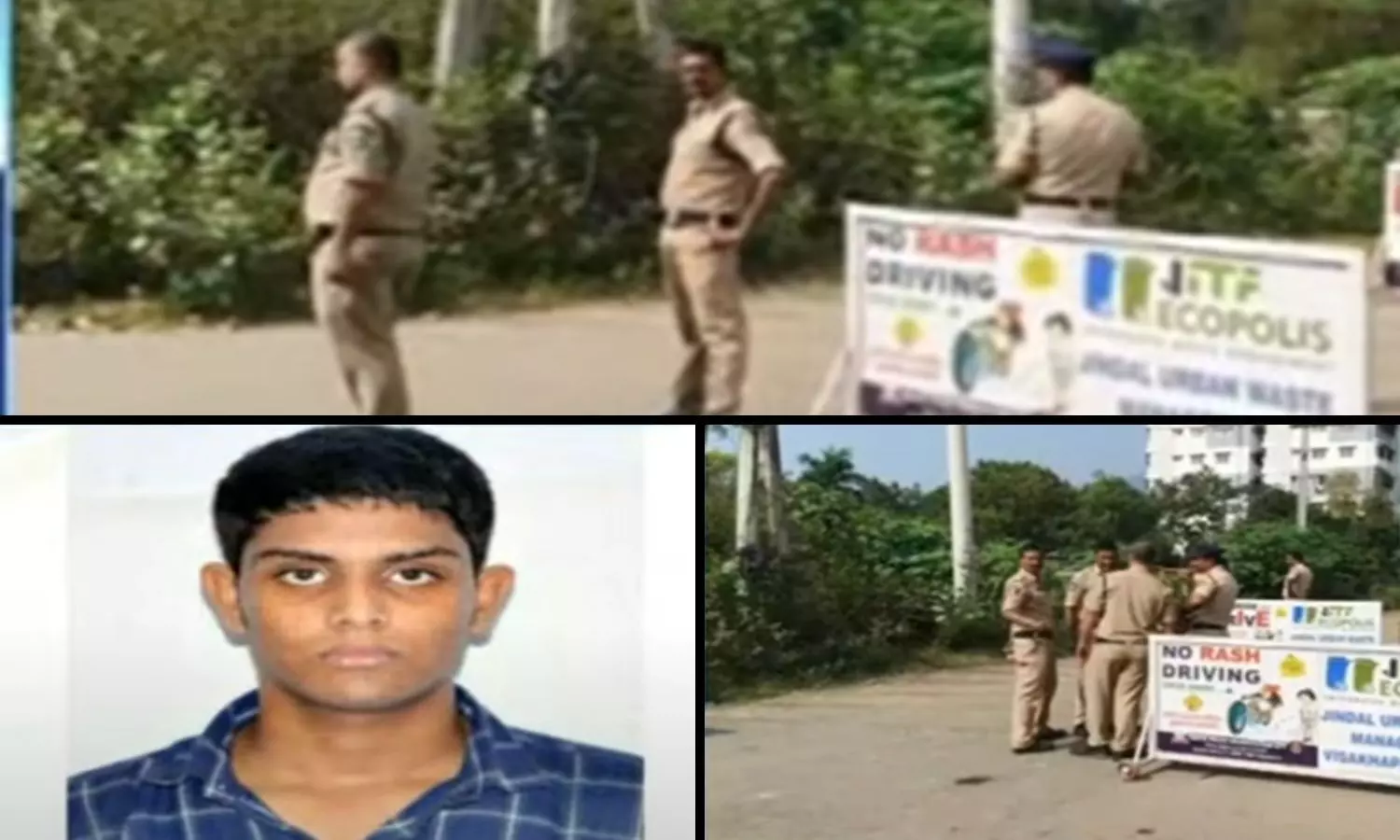 Narayana college inter student committed suicide by jumping off from college building at Madhurawada in Vigag Narayana college inter student committed suicide by jumping off from college building at Madhurawada in Vigag