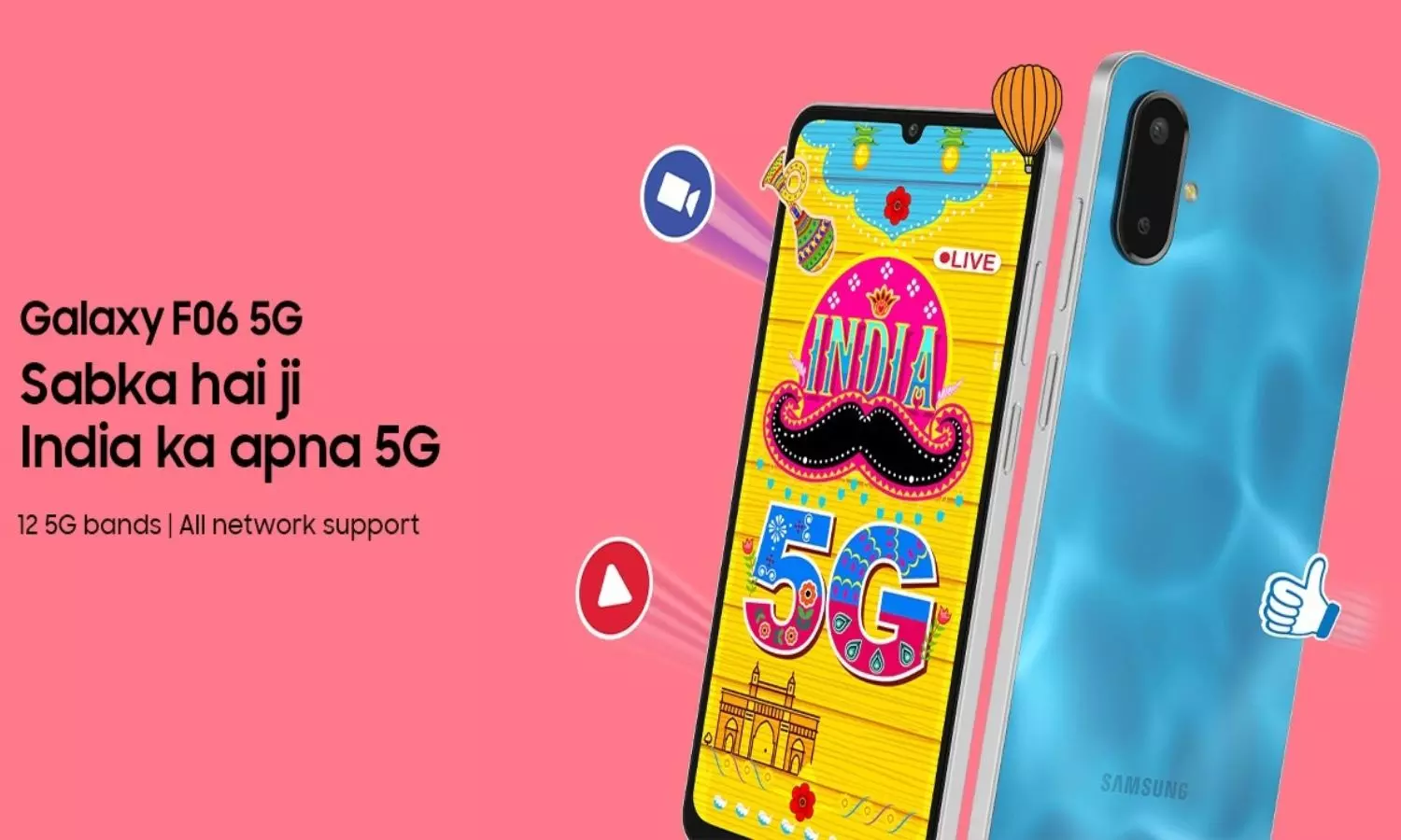 Samsung Launches Galaxy F06 5G Smartphone in India at RS 9999