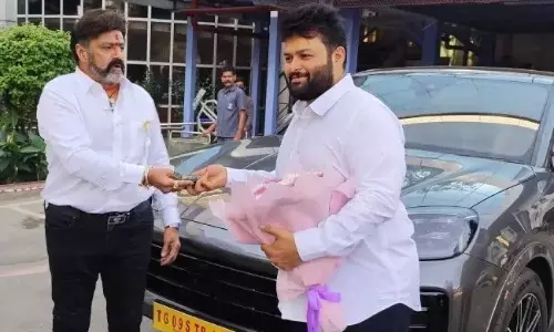 Music Director Thaman Gets Costly Car As Gift By Nandamuri Balakrishna