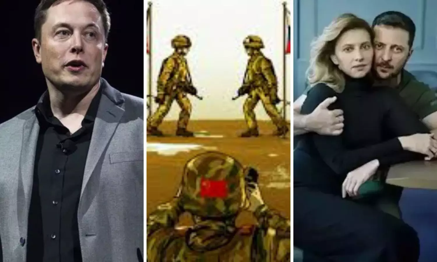 Elon musk shares vogue magazine cover page of Ukraine president volodymir Zelensky and his wife Olena Zelensky