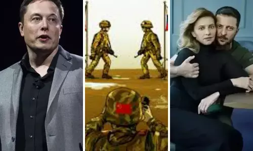 Elon musk shares vogue magazine cover page of Ukraine president volodymir Zelensky and his wife Olena Zelensky